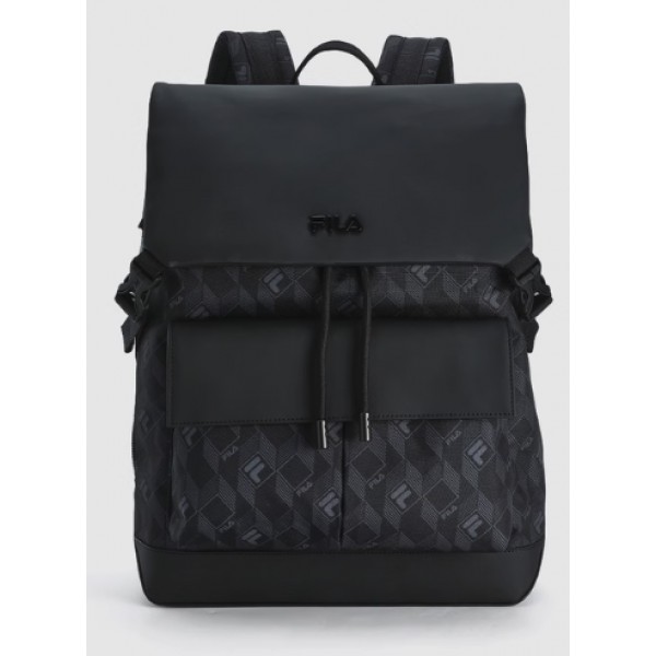 FILA Official Men's Backpack - Stylish Monogram Commuter Backpack with Large Capacity